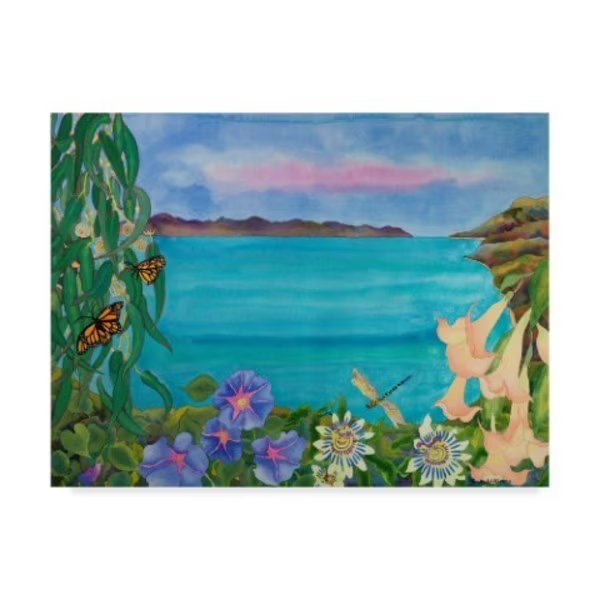 Carissa Luminess 'Merries Seascape' Canvas Art, 14x19, Trademark Fine Art, Mfr#: ALI25650-C1419GG